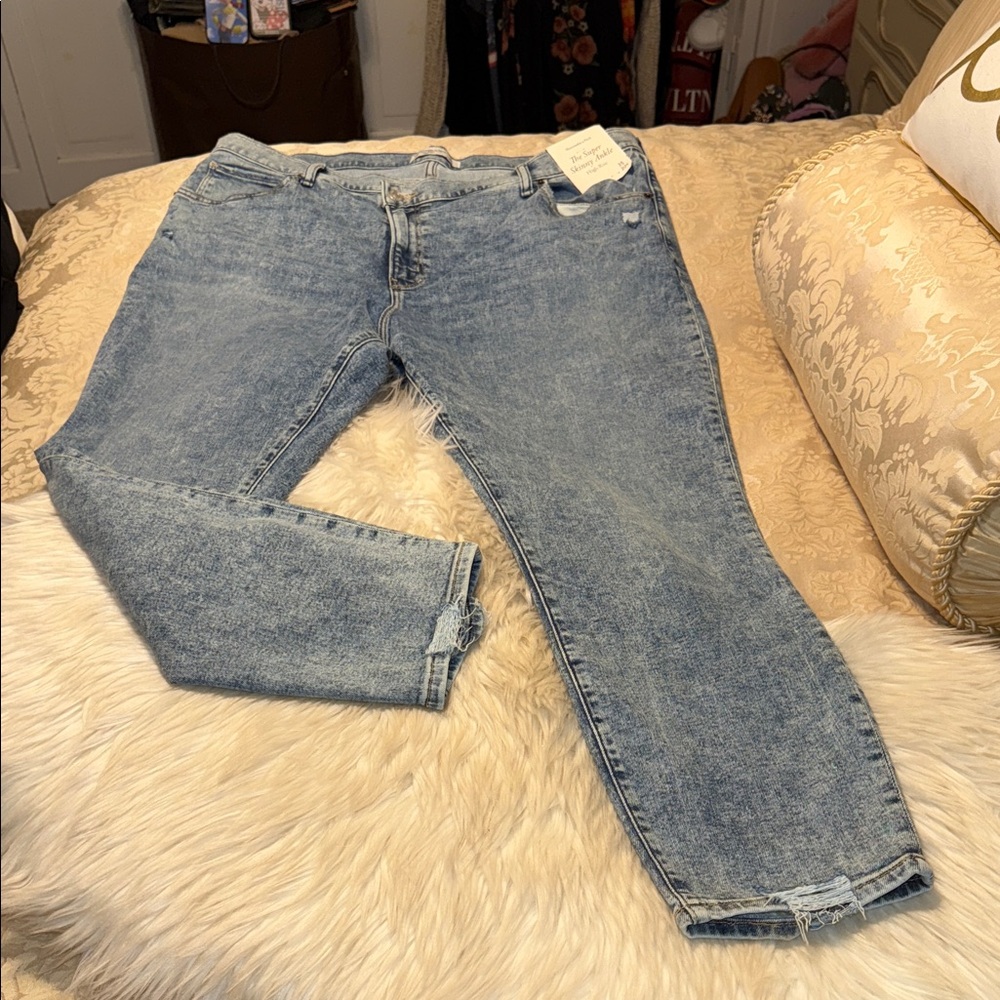 Abercrombie & Fitch BNWT The Super Skinny Ankle High Rise Size 35/2R Jeans